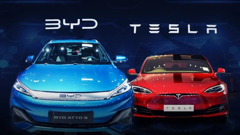 BYD แซงหน้า Tesla ขึ้นเป็นผู้นำด้าน EV คนใหม่ BYD แซงหน้า Tesla ขึ้นเป็นผู้นำด้าน EV คนใหม่