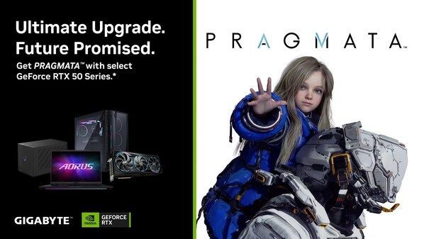 GIGABYTE ผนึกกำลัง NVIDIA ยกระดับความคุ้มให้เกมเมอร์ด้วยโปรโมชั่นน GeForce RTX™ 50 Series และ PRAGMATA™ GIGABYTE ผนึกกำลัง NVIDIA ยกระดับความคุ้มให้เกมเมอร์ด้วยโปรโมชั่นน GeForce RTX™ 50 Series และ PRAGMATA™