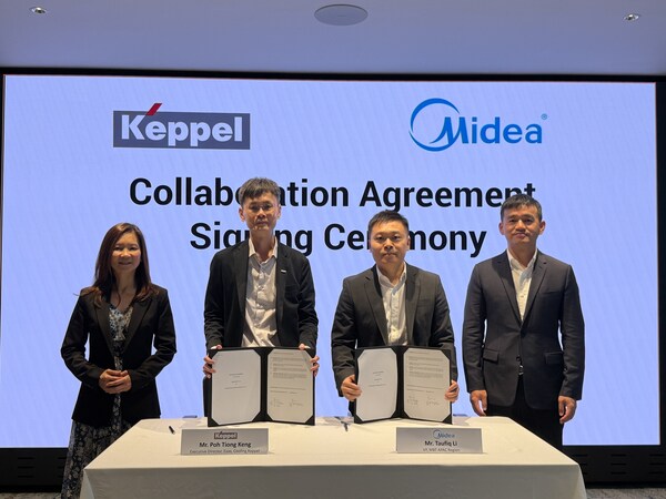 Midea จับมือ Keppel ร่วมพัฒนาโซลูชันระบบทำความเย็นแบบโมดูลาร์พลัง AI รุกตลาดเอเชีย