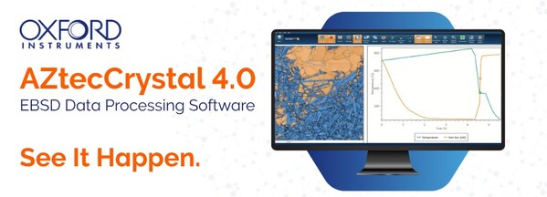 Oxford Instruments เปิดตัว AZtecCrystal 4.0 เพื่อยกระดับการวิเคราะห์ข้อมูล EBSD Oxford Instruments เปิดตัว AZtecCrystal 4.0 เพื่อยกระดับการวิเคราะห์ข้อมูล EBSD