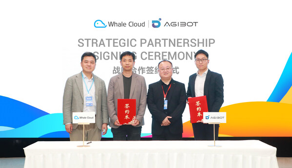 Whale Cloud และ AGIBOT ประกาศความร่วมมือเชิงกลยุทธ์ เร่งขยายตลาด Embodied AI ทั่วโลก Whale Cloud และ AGIBOT ประกาศความร่วมมือเชิงกลยุทธ์ เร่งขยายตลาด Embodied AI ทั่วโลก
