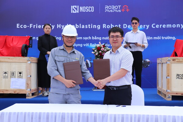 RobotPlusPlus ส่งมอบหุ่นยนต์ไฮโดรบลาสติ้งที่เป็นมิตรต่อสิ่งแวดล้อมให้อู่ต่อเรือ NOSCO ในเวียดนาม RobotPlusPlus ส่งมอบหุ่นยนต์ไฮโดรบลาสติ้งที่เป็นมิตรต่อสิ่งแวดล้อมให้อู่ต่อเรือ NOSCO ในเวียดนาม
