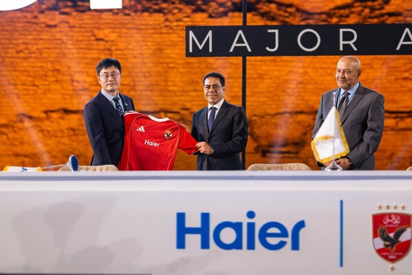 Haier เซ็นสัญญาสนับสนุนสโมสรฟุตบอล Al Ahly FC เป็นเวลา 4 ปี ขึ้นเป็นผู้สนับสนุนหลักลำดับที่สอง Haier เซ็นสัญญาสนับสนุนสโมสรฟุตบอล Al Ahly FC เป็นเวลา 4 ปี ขึ้นเป็นผู้สนับสนุนหลักลำดับที่สอง