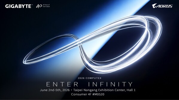 GIGABYTE นำเสนอแนวคิด "ENTER INFINITY" ในงาน COMPUTEX 2026 เผยโฉมระบบ AI และประสบการณ์การประมวลผลสุดล้ำแห่งอนาคต GIGABYTE นำเสนอแนวคิด "ENTER INFINITY" ในงาน COMPUTEX 2026 เผยโฉมระบบ AI และประสบการณ์การประมวลผลสุดล้ำแห่งอนาคต
