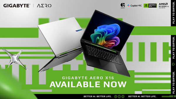 GIGABYTE ประกาศวางจำหน่าย GIGABYTE AERO X16 มอบประสิทธิภาพ AI เจเนอเรชันใหม่ในดีไซน์บางเฉียบรุ่น มาพร้อม Copilot+ PC GIGABYTE ประกาศวางจำหน่าย GIGABYTE AERO X16 มอบประสิทธิภาพ AI เจเนอเรชันใหม่ในดีไซน์บางเฉียบรุ่น มาพร้อม Copilot+ PC