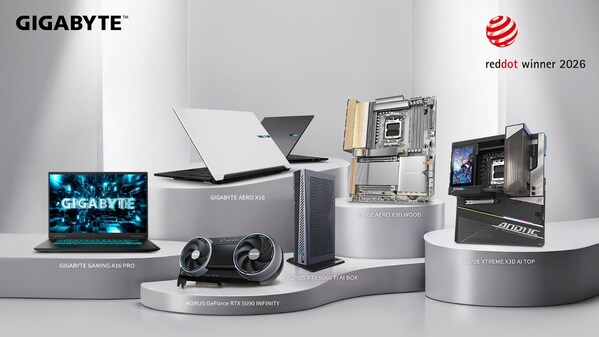 GIGABYTE คว้ารางวัล Red Dot Design Award ตอกย้ำความเป็นผู้นำด้านดีไซน์ในกลุ่มผลิตภัณฑ์ AI ระดับโลก GIGABYTE คว้ารางวัล Red Dot Design Award ตอกย้ำความเป็นผู้นำด้านดีไซน์ในกลุ่มผลิตภัณฑ์ AI ระดับโลก