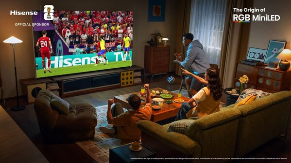 Hisense เปิดตัวแคมเปญ FIFA World Cup 2026™ พาแฟนบอลใกล้ชิดเกมการแข่งขันมากขึ้นผ่านแนวคิด "Innovating a Brighter Life" Hisense เปิดตัวแคมเปญ FIFA World Cup 2026™ พาแฟนบอลใกล้ชิดเกมการแข่งขันมากขึ้นผ่านแนวคิด "Innovating a Brighter Life"