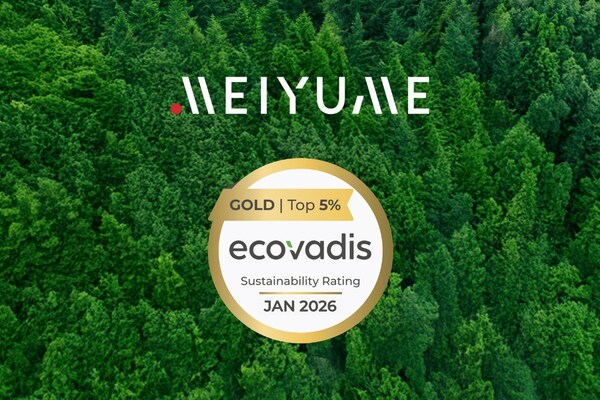 Meiyume (Group) LTD ได้รับการจัดอันดับ EcoVadis ระดับ Gold ประจำปี 2569 ตอกย้ำความมุ่งมั่นด้านความยั่งยืนในอุตสาหกรรมความงาม Meiyume (Group) LTD ได้รับการจัดอันดับ EcoVadis ระดับ Gold ประจำปี 2569 ตอกย้ำความมุ่งมั่นด้านความยั่งยืนในอุตสาหกรรมความงาม