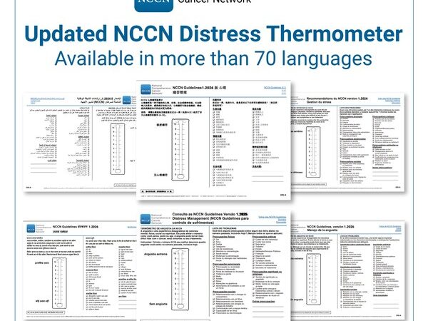NCCN ตอกย้ำพันธกิจในการสนับสนุนทรัพยากรด้านความทุกข์ทางจิตใจที่เกี่ยวข้องกับโรคมะเร็งทั่วโลก เนื่องในเดือนแห่งการตระหนักรู้ด้านสุขภาพจิต NCCN ตอกย้ำพันธกิจในการสนับสนุนทรัพยากรด้านความทุกข์ทางจิตใจที่เกี่ยวข้องกับโรคมะเร็งทั่วโลก เนื่องในเดือนแห่งการตระหนักรู้ด้านสุขภาพจิต