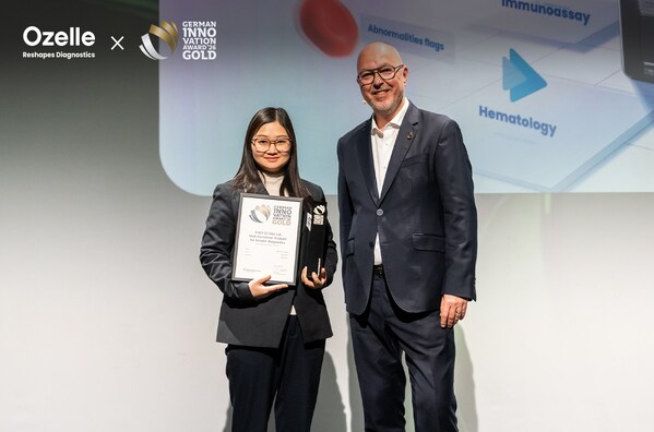 Ozelle คว้ารางวัล German Innovation Award ระดับ Gold จากความก้าวหน้าในการพัฒนาเทคโนโลยีการวิเคราะห์โลหิตวิทยายุคที่ 4 Ozelle คว้ารางวัล German Innovation Award ระดับ Gold จากความก้าวหน้าในการพัฒนาเทคโนโลยีการวิเคราะห์โลหิตวิทยายุคที่ 4