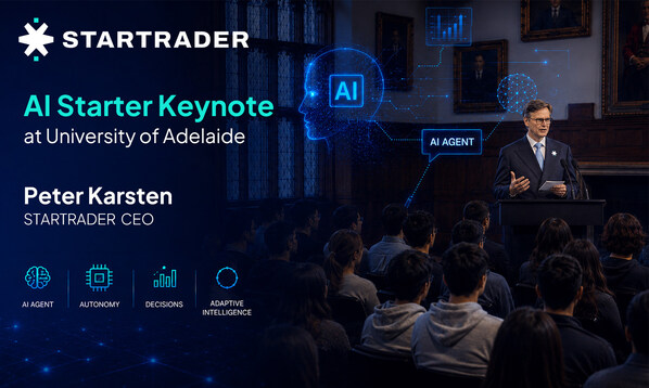 CEO ของ STARTRADER คุณ Peter Karsten ได้รับเกียรติกล่าวคำบรรยายในหัวข้อ 'AI Starter' ณ มหาวิทยาลัยแอดิเลด CEO ของ STARTRADER คุณ Peter Karsten ได้รับเกียรติกล่าวคำบรรยายในหัวข้อ 'AI Starter' ณ มหาวิทยาลัยแอดิเลด