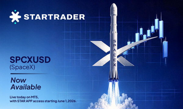 STARTRADER เปิดตัว SPCXUSD ให้นักลงทุนได้เข้าถึงหุ้น SpaceX ก่อนการ IPO ที่ตลาดจับตามองมากที่สุด STARTRADER เปิดตัว SPCXUSD ให้นักลงทุนได้เข้าถึงหุ้น SpaceX ก่อนการ IPO ที่ตลาดจับตามองมากที่สุด