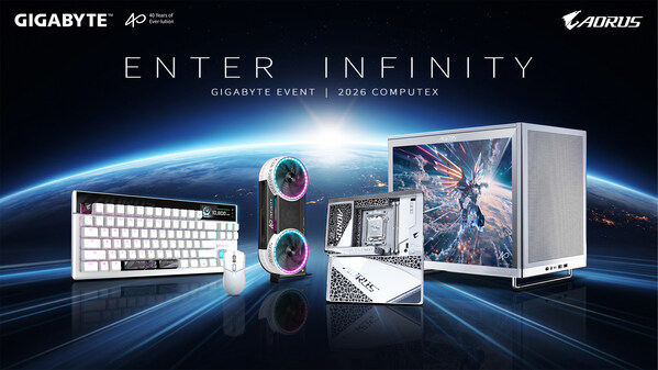 GIGABYTE EVENT เปิดตัวผลิตภัณฑ์ใหม่อย่างเต็มรูปแบบในธีม "ENTER INFINITY" ที่งาน COMPUTEX 2026 GIGABYTE EVENT เปิดตัวผลิตภัณฑ์ใหม่อย่างเต็มรูปแบบในธีม "ENTER INFINITY" ที่งาน COMPUTEX 2026